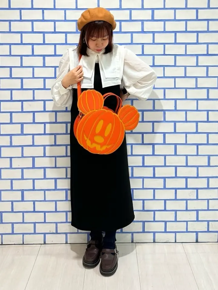 ミッキー/かぼちゃショルダーバッグ/Areeam（アリーム）の