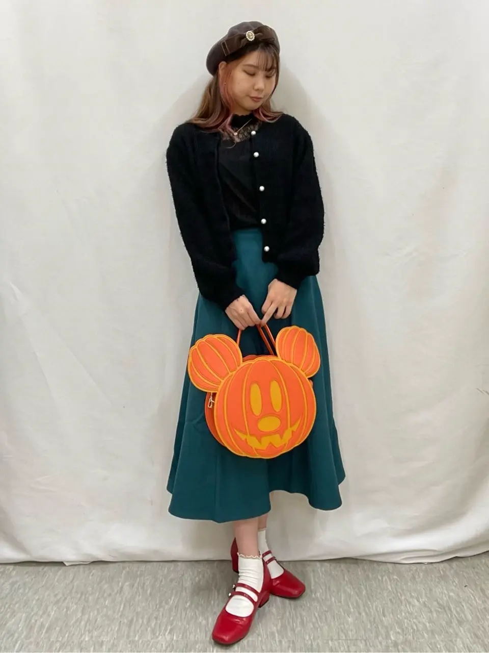 ミッキー/かぼちゃショルダーバッグ/Areeam（アリーム）のショルダー