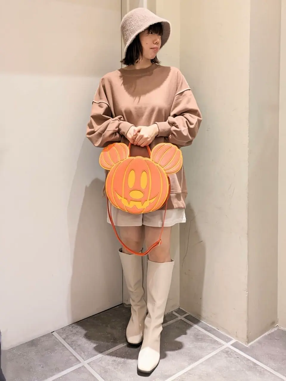 ミッキー/かぼちゃショルダーバッグ/Areeam（アリーム）のショルダー