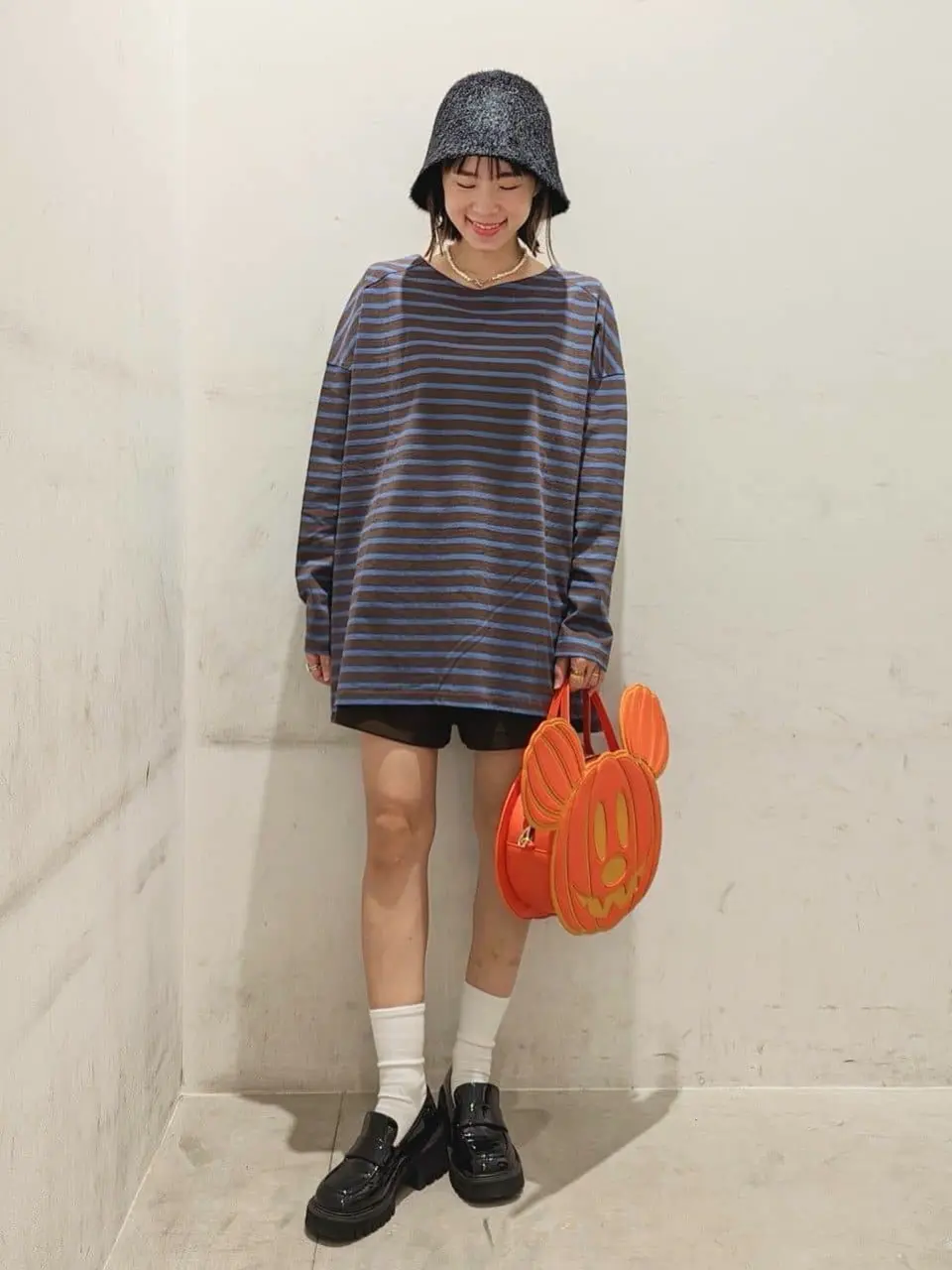 ミッキー/かぼちゃショルダーバッグ/Areeam（アリーム）の