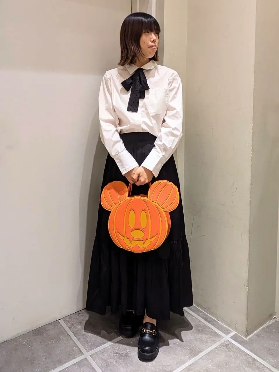 ミッキー/かぼちゃショルダーバッグ/Areeam（アリーム）の