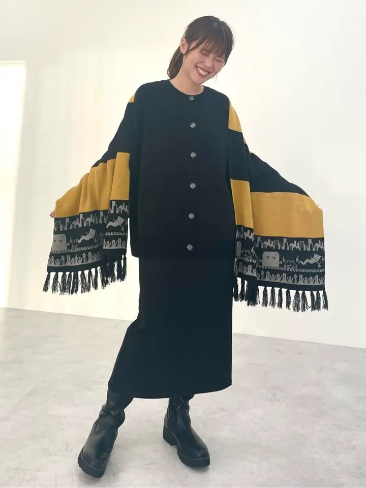 ゲゲゲの鬼太郎ニットストール/earth music&ecology（アース