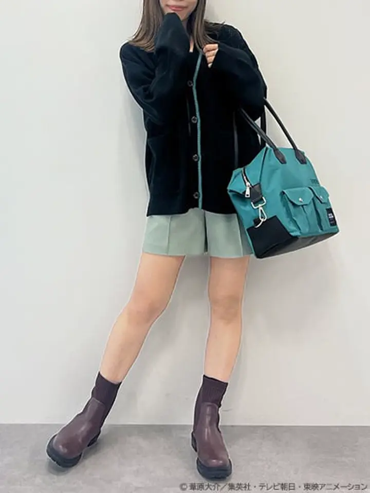 ワールドトリガー キューブモチーフ カーディガン/earth music&ecology