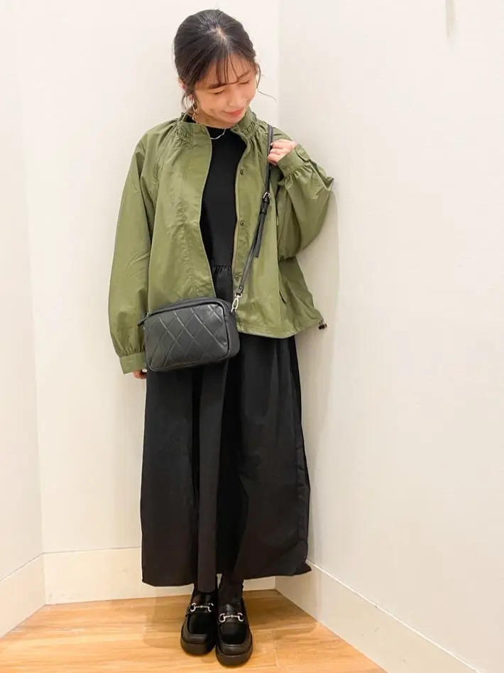 ドッキングギャザーワンピース/earth music&ecology（アース