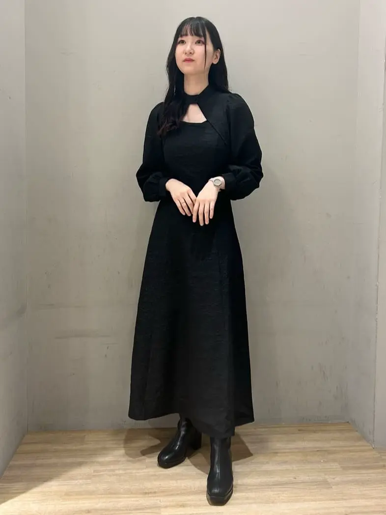 【完売色】 ジャガードボレロワンピース【タグ付新品】 楽天市場】ジャガードボレロ&ウエストタックボリュームドレス