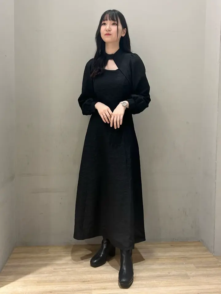 SET2点ジャガードボレロ+ワンピース/earth music&ecology（アース