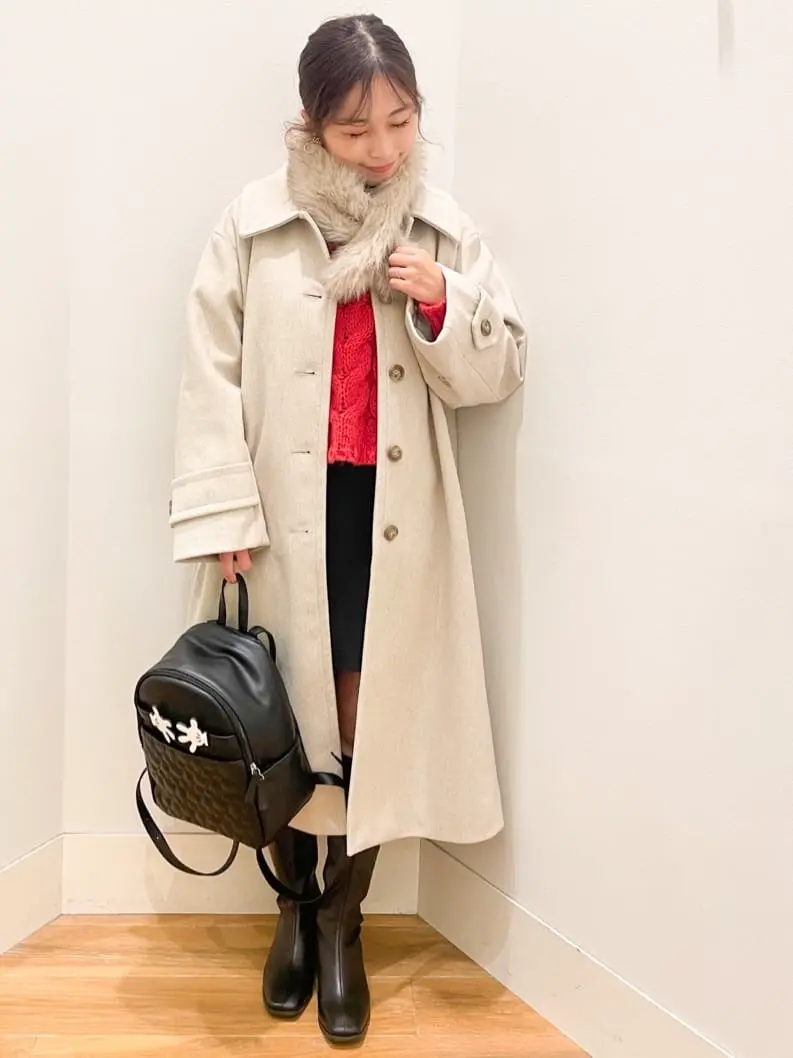 ローゲージ手編み風ケーブルプルオーバー/earth music&ecology（アース