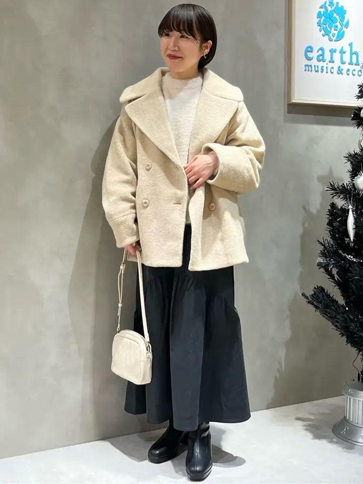 BIGカラーコクーンコート/earth music&ecology（アース ミュージック