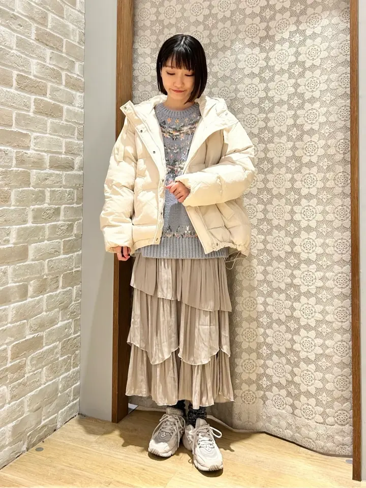 スラブヤーンノルディックプルオーバー/earth music&ecology（アース