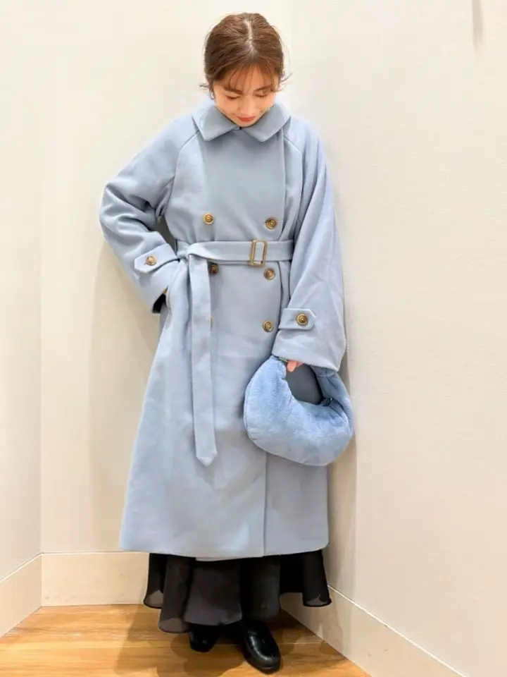 2wayカラーロングコート/earth music&ecology（アース ミュージック