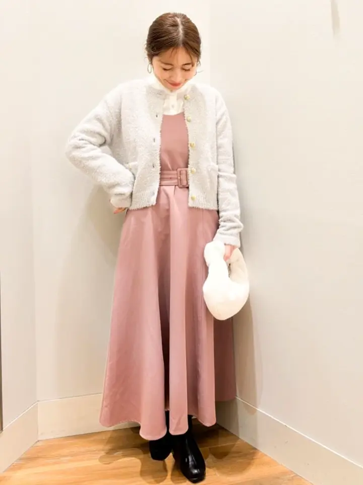 パールストラップキャミワンピース/earth music&ecology（アース