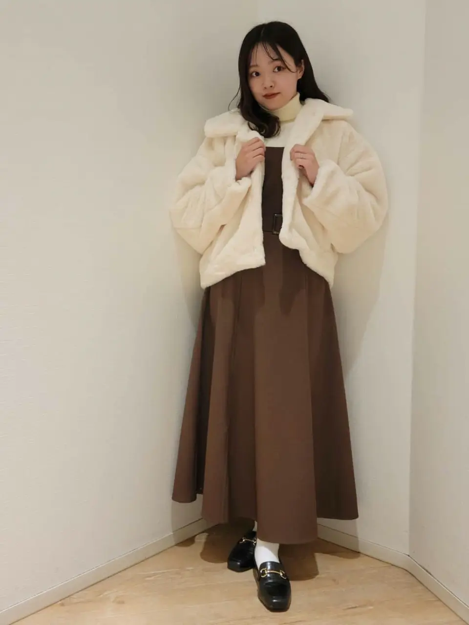 【美品】 08sircus エコファーオーバーサイズジャケット 定価85800円 ファーブルゾン/earth music&ecology（アース ミュージック