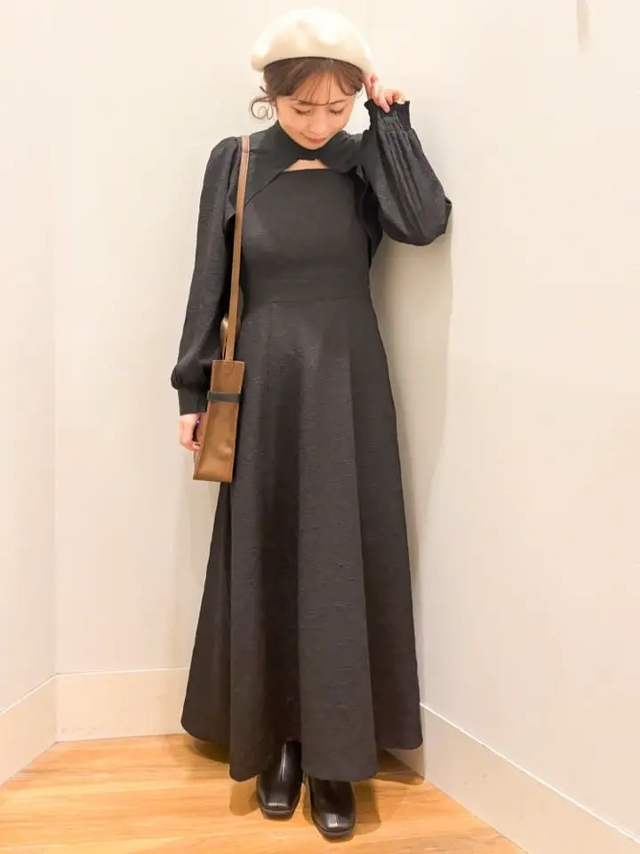 SET2点ジャガードボレロ+ワンピース/earth music&ecology（アース