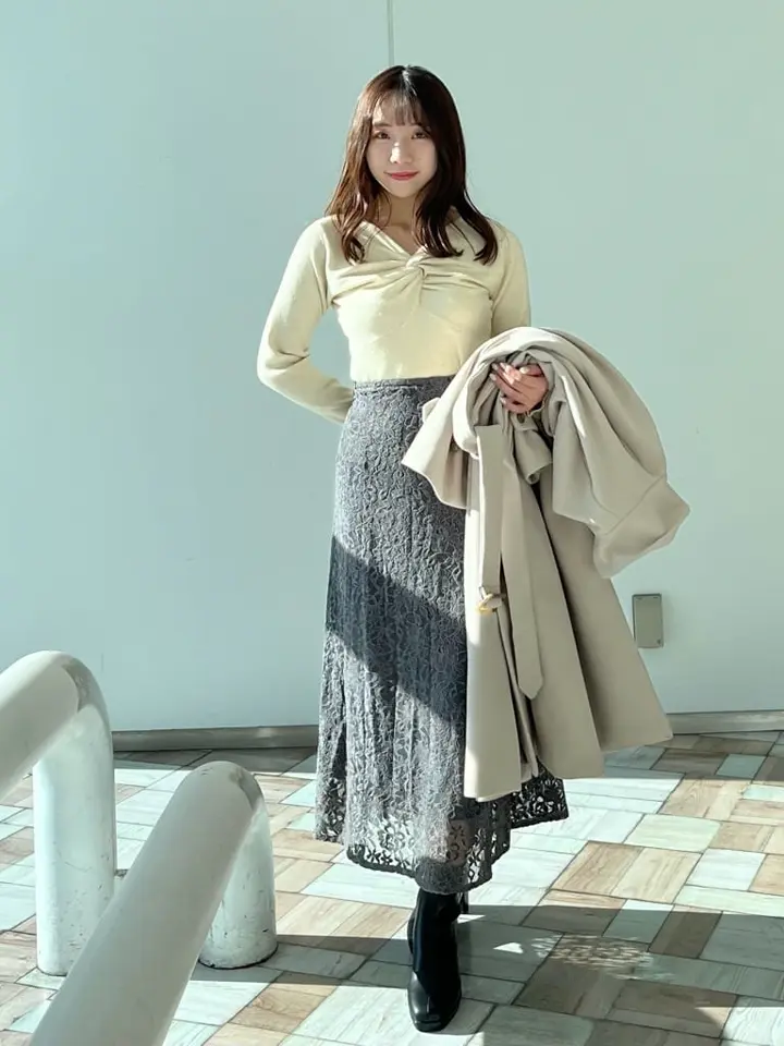 ETRO 花柄 ロングコート 42　新品未使用♡ 2wayカラーロングコート/earth music&ecology（アース ミュージック