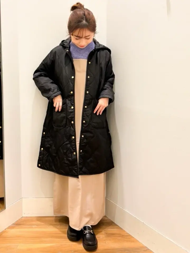 2wayキルティングコート/earth music&ecology（アース ミュージック