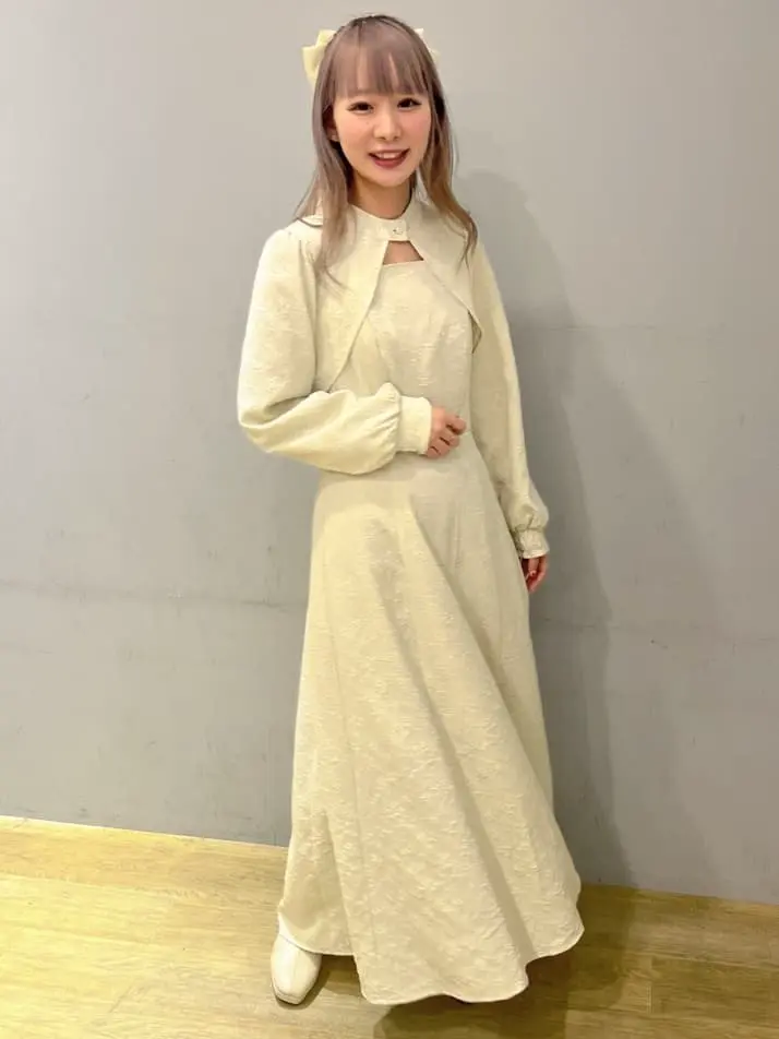 【完売色】 ジャガードボレロワンピース【タグ付新品】 完売色】 ジャガードボレロワンピース【タグ付新品】