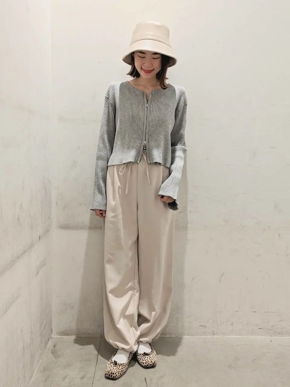 裾ドロストパラシュートパンツ/earth music&ecology（アース