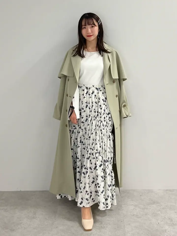 earth music&ecology 袖リボンプルオーバー L 杢グレー earth music&ecology 袖リボンプルオーバー L 杢グレー