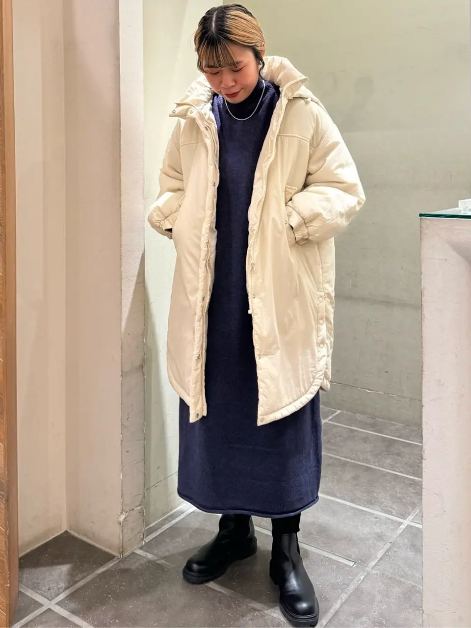 2way中綿モッズコート/earth music&ecology（アース ミュージック