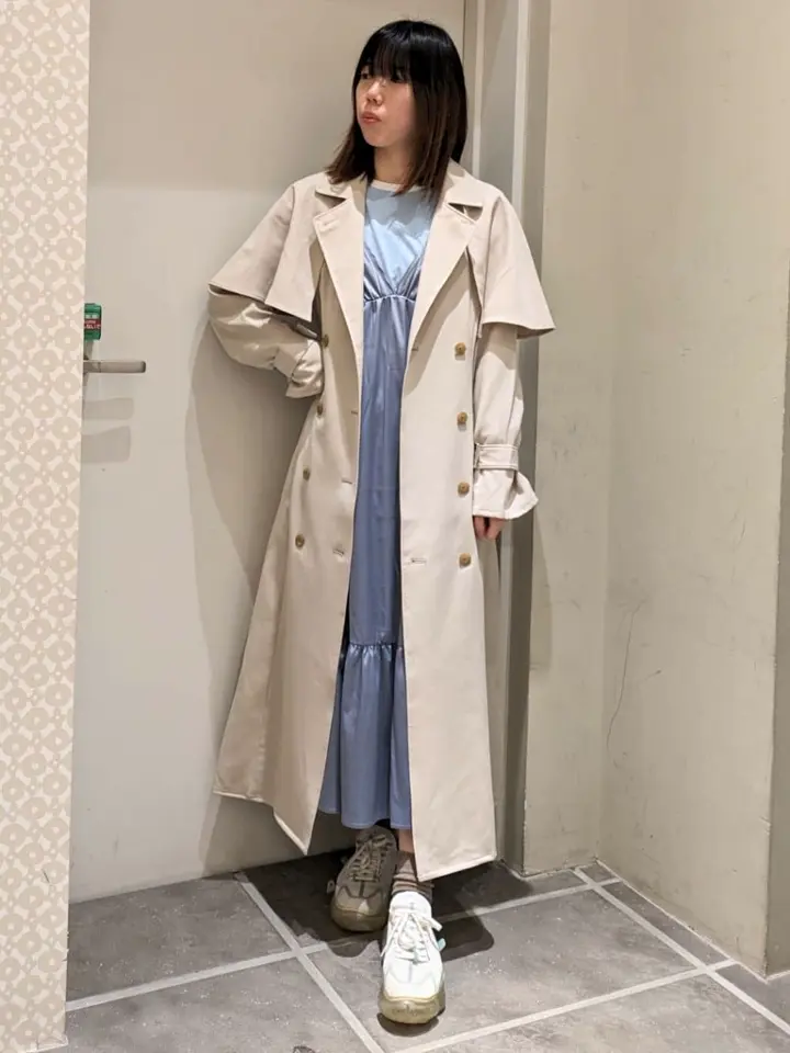 2WAYケープトレンチコート/earth music&ecology（アース ミュージック