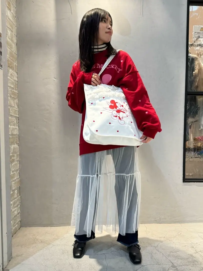 ワンポイントロゴタートルニット/earth music&ecology（アース