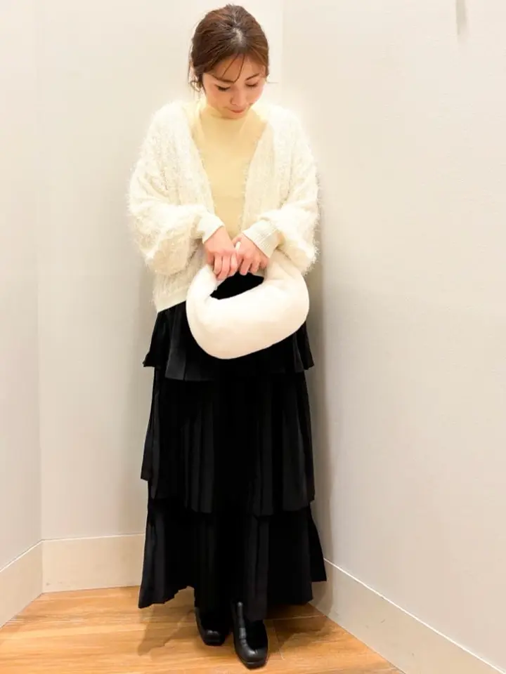 ふさふさショートカーディガン/earth music&ecology（アース