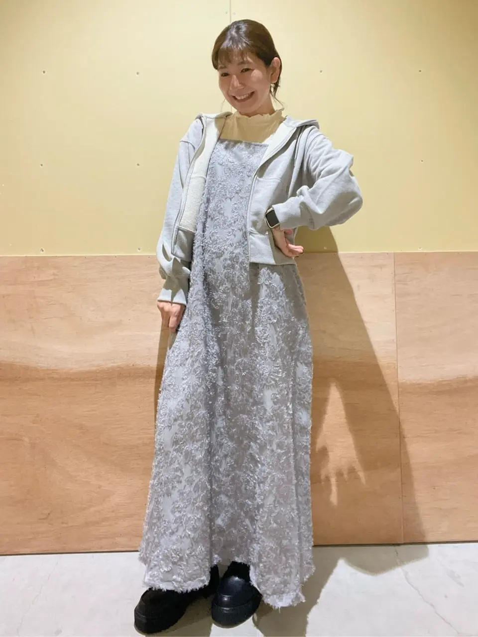 フラワージャガードキャミワンピース/earth music&ecology（アース