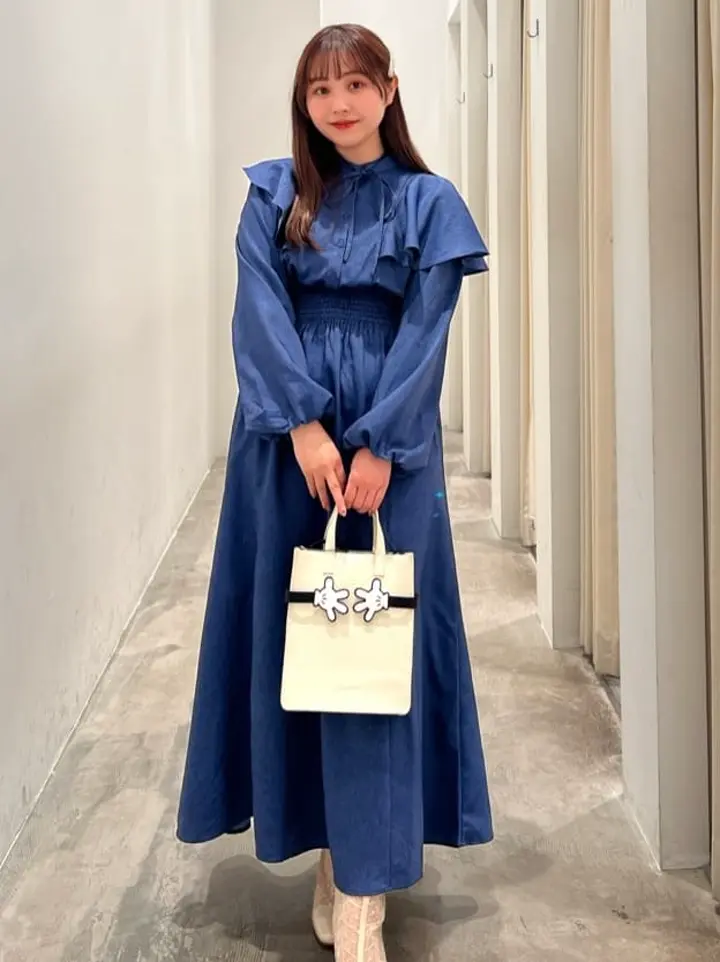 デニムライクワンピース/earth music&ecology（アース ミュージック