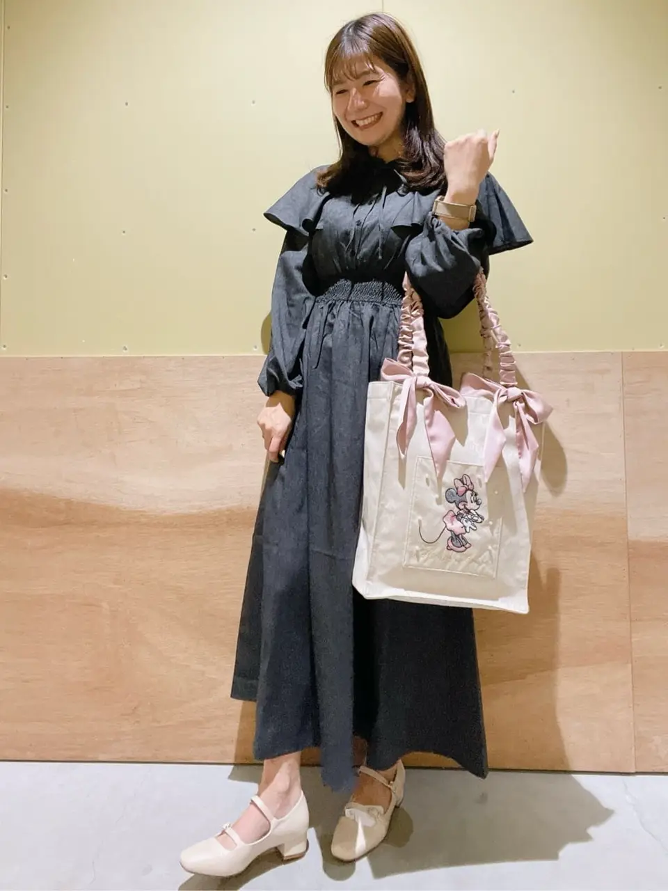 デニムライクワンピース/earth music&ecology（アース ミュージック