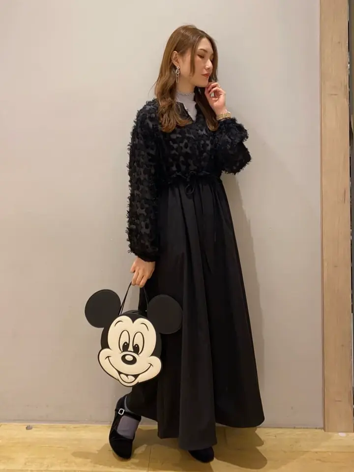 ジャガード切替ワンピース/earth music&ecology（アース ミュージック