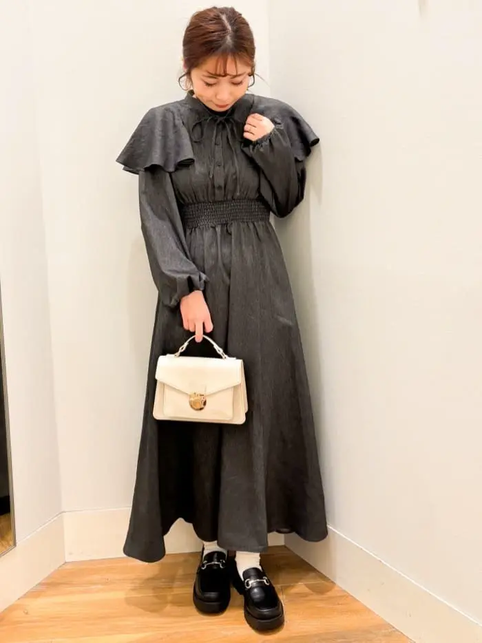 デニムライクワンピース/earth music&ecology（アース ミュージック