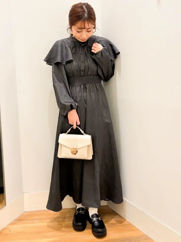 デニムライクワンピース/earth music&ecology（アース ミュージック