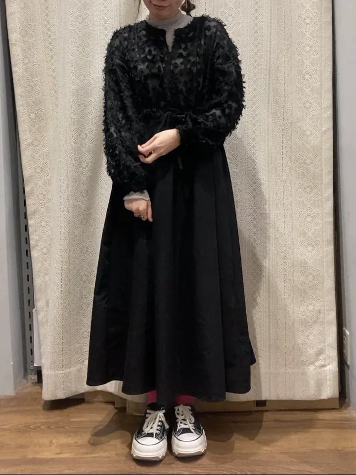 ジャガード切替ワンピース/earth music&ecology（アース ミュージック