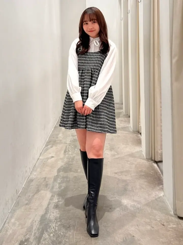 ツイードキャミチュニック/earth music&ecology（アース ミュージック