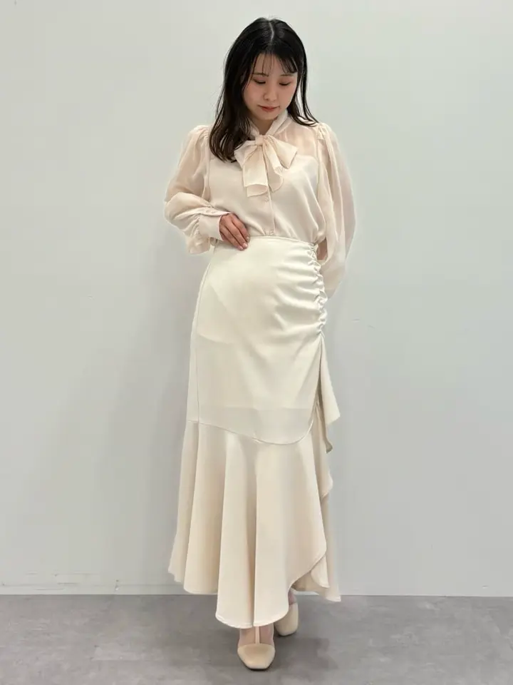 sacai シアードッキングブラウス Sacai』 サカイ (2) ニットドッキング シアーシャツ ブラウス