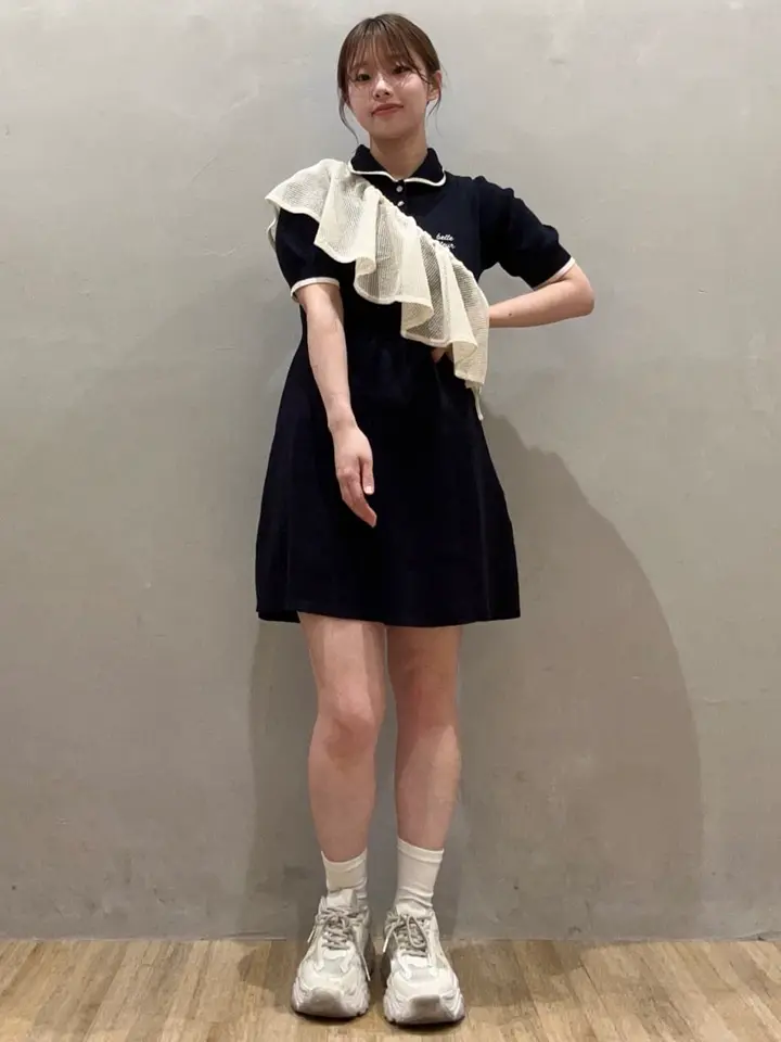 ワンポイントポロワンピース/earth music&ecology（アース