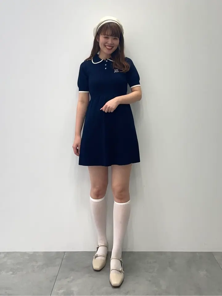 ワンポイントポロワンピース/earth music&ecology（アース