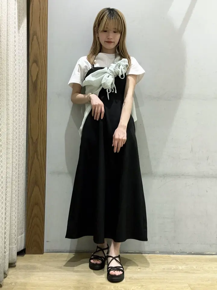 ダブルストラップキャミワンピース/earth music&ecology（アース