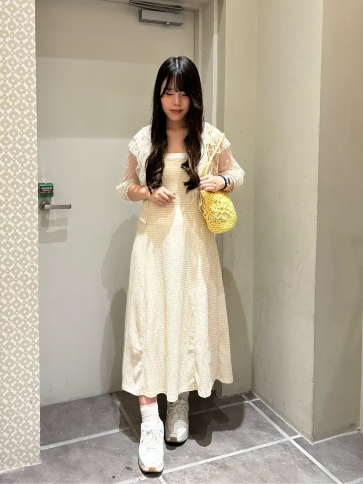 チェックキャミワンピース/earth music&ecology（アース ミュージック