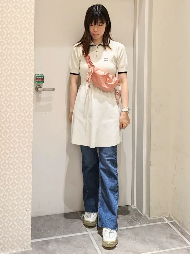 ワンポイントポロワンピース/earth music&ecology（アース