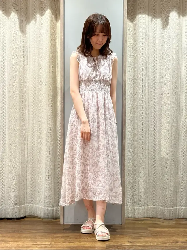 ノースリ花柄ワンピース/earth music&ecology（アース ミュージック