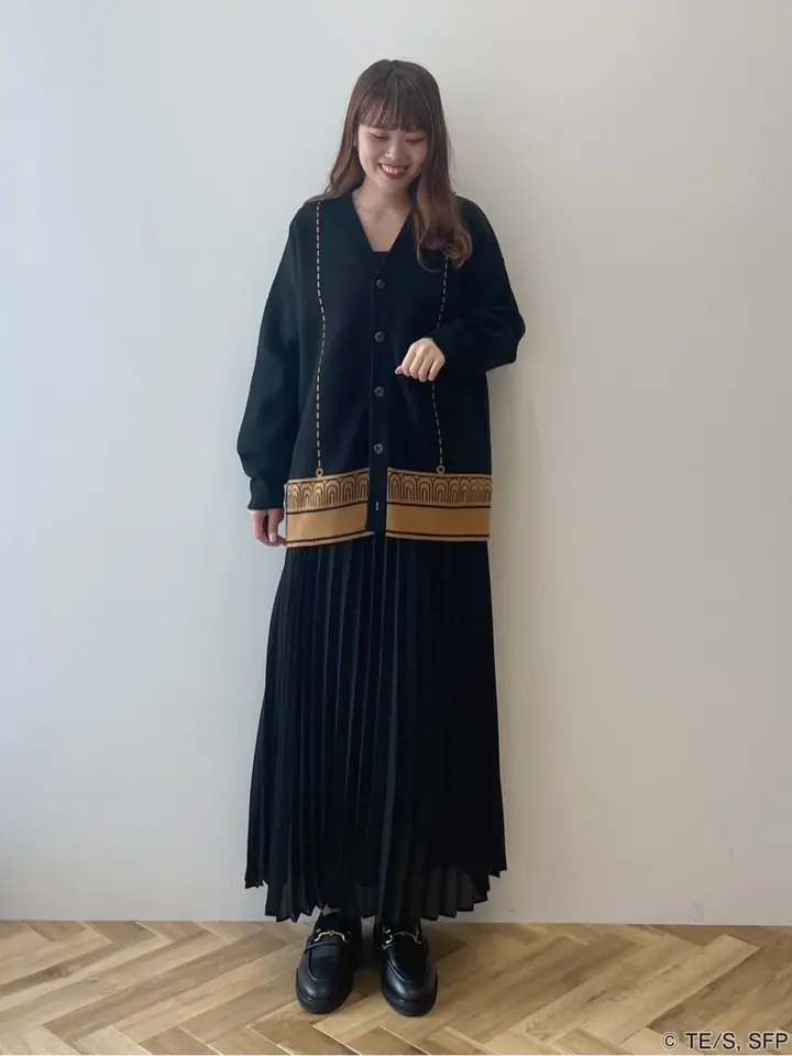 イーデン校制服イメージ ニットカーディガン/earth music&ecology