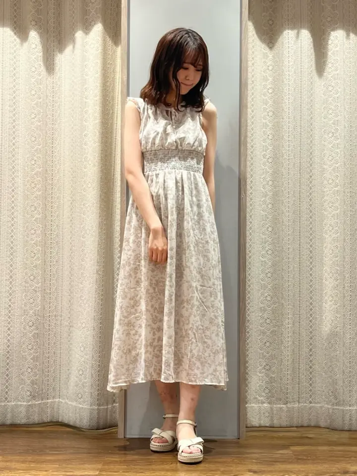 ノースリ花柄ワンピース/earth music&ecology（アース ミュージック