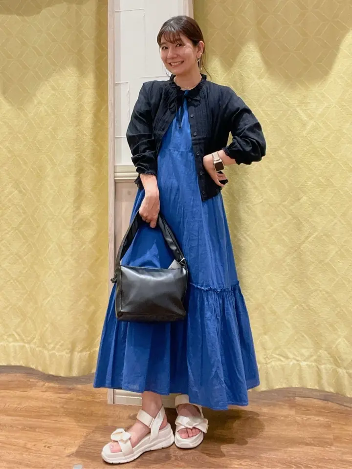 ≪USED≫ピンタックフリルブラウス/earth music&ecology（アース