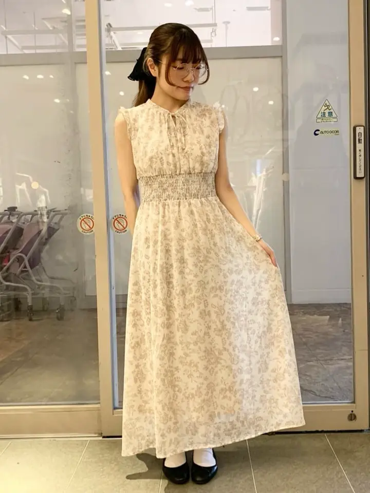 ノースリ花柄ワンピース/earth music&ecology（アース ミュージック