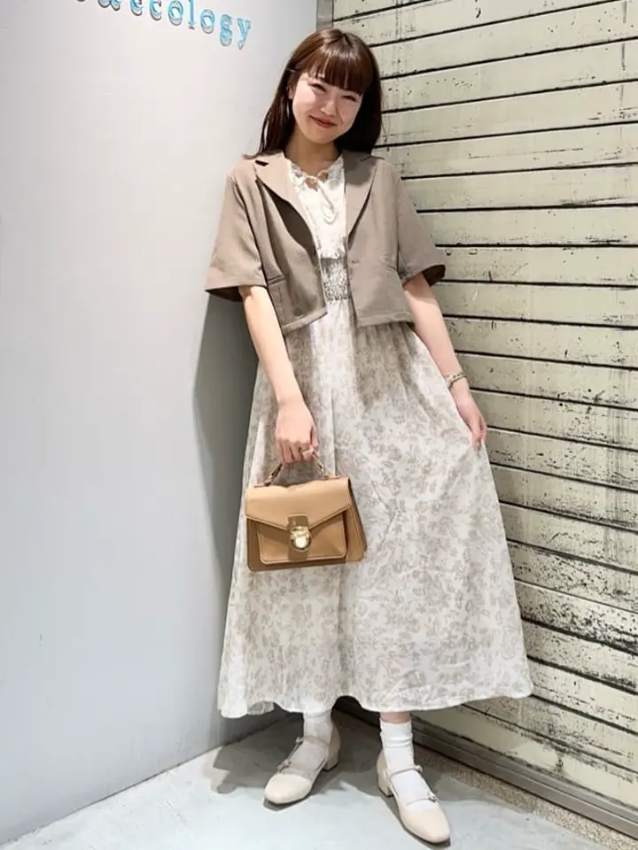 ノースリ花柄ワンピース/earth music&ecology（アース ミュージック