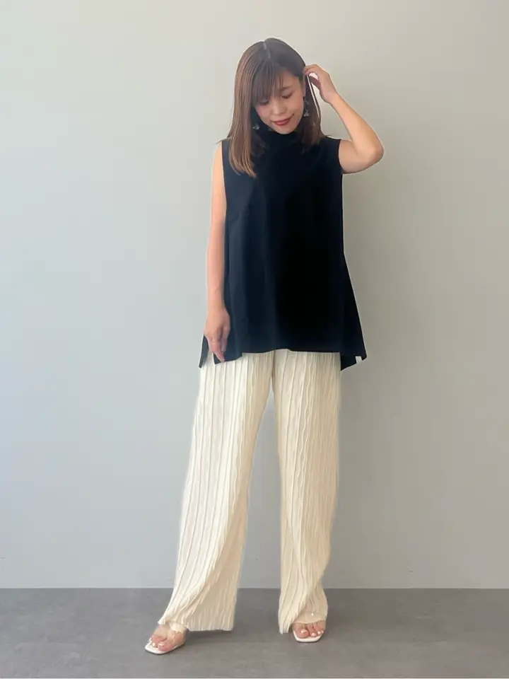 ボクシーノースリーブチュニック/earth music&ecology（アース