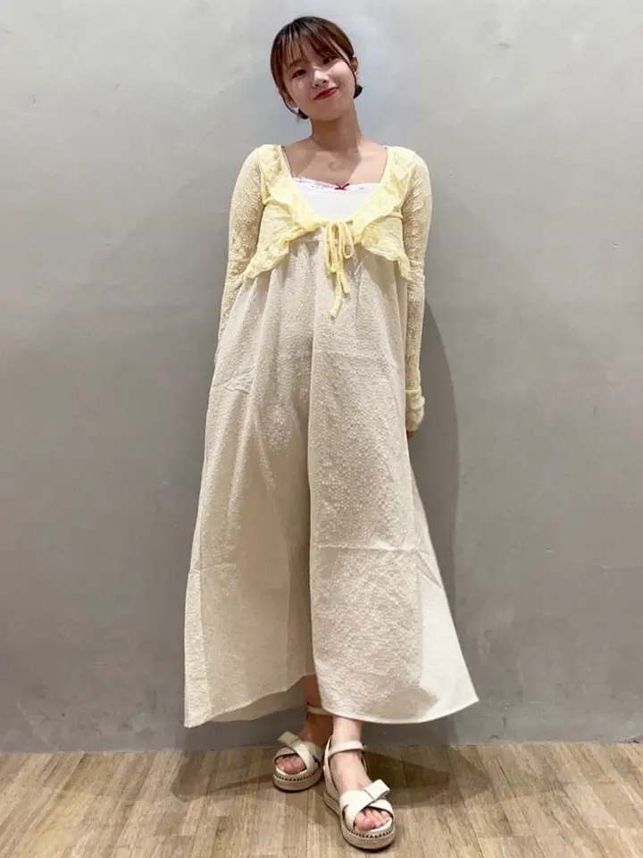 バックリボンキャミワンピース/earth music&ecology（アース