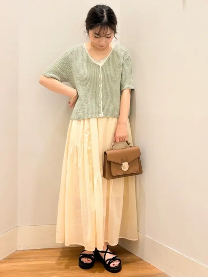 ダブルレースタンクトップ/earth music&ecology（アース ミュージック