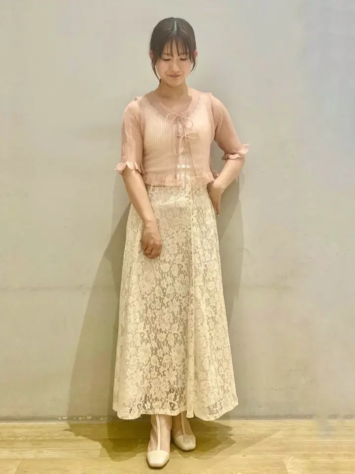 ダブルレースタンクトップ/earth music&ecology（アース ミュージック